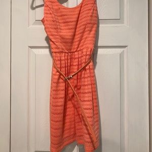 Candies peach dress.